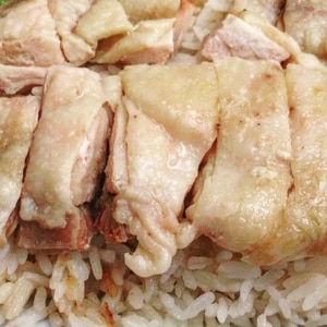 炊飯器deカオマンガイ(海南鶏飯)